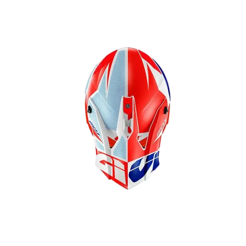 GIVI 60.1 INVER CROSS ENDURO CASCHI DI MOTO ROSSO BIANCO