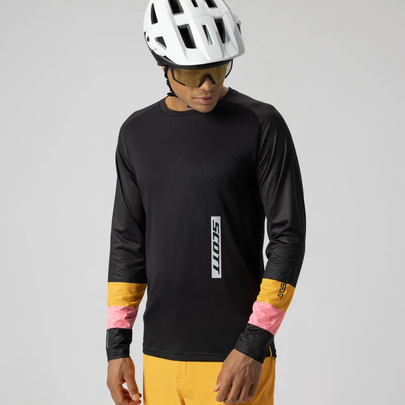 Maglia maniche lunghe mtb Scott Tuned - Nero
