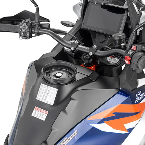 FLANGIA METALLICA BF 59 KTM SUP.ADV 21 SPECIFICA X BORSA TANK LOCK GIVI