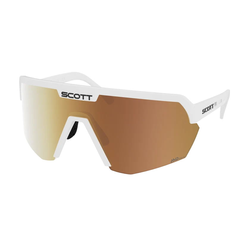 Occhiali Scott Sport Shield - White Amp Light Sensitive Gold Chrome