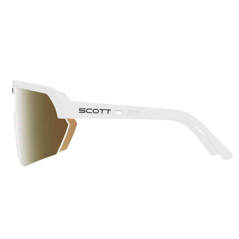 Occhiali Scott Sport Shield - White Amp Light Sensitive Gold Chrome