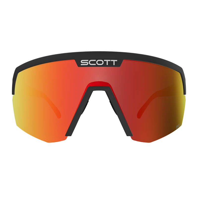 Occhiali Scott Sport Shield - Black Amp Red Chrome