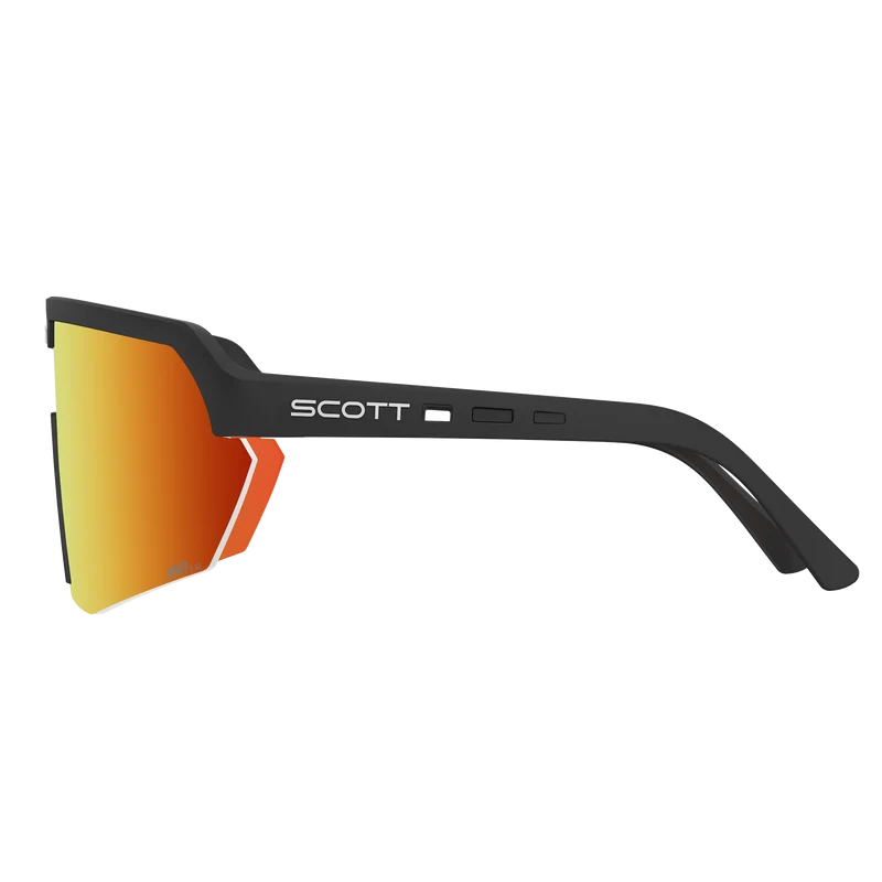 Occhiali Scott Sport Shield - Black Amp Red Chrome