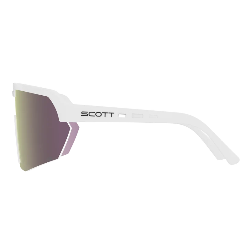 Occhiali Scott Sport Shield - White Matt Amp Lavender Chrome