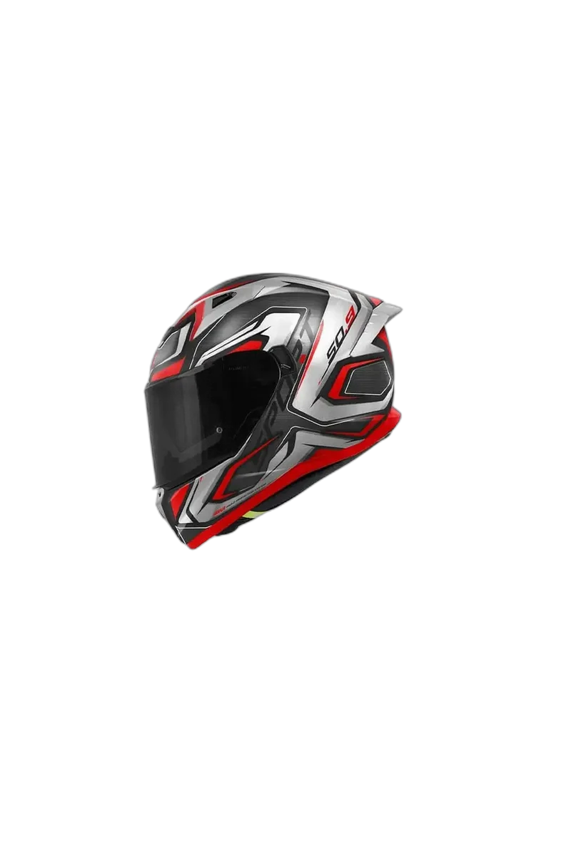 GIVI 508 INTEGRALI CORSE CASCHI DI MOTO NERO ROSSO TITANIO