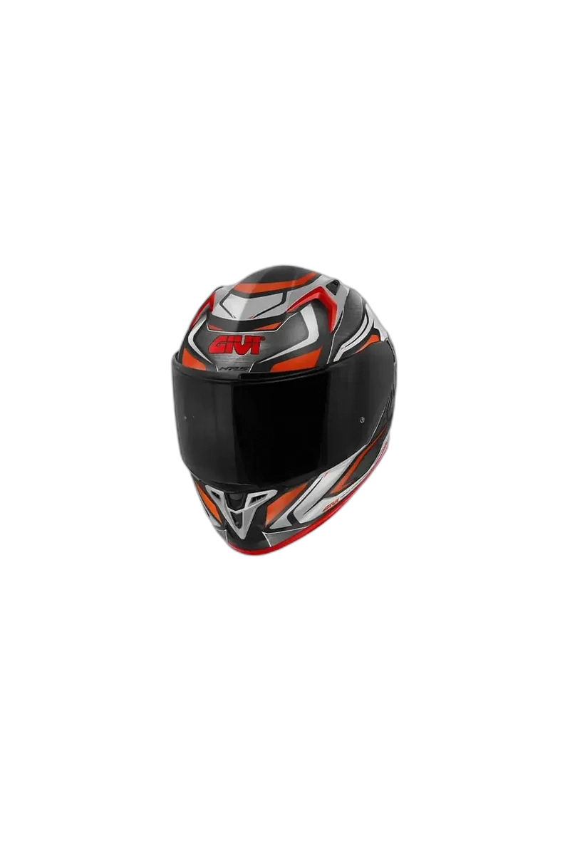 GIVI 508 INTEGRALI CORSE CASCHI DI MOTO NERO ROSSO TITANIO