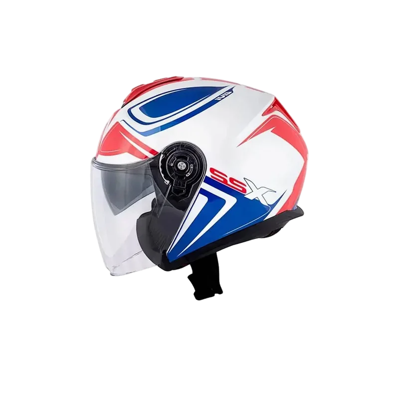 GIVI X.22 PLANET JET URBAN CASCHI DI MOTO BIANCO BLU ROSSO