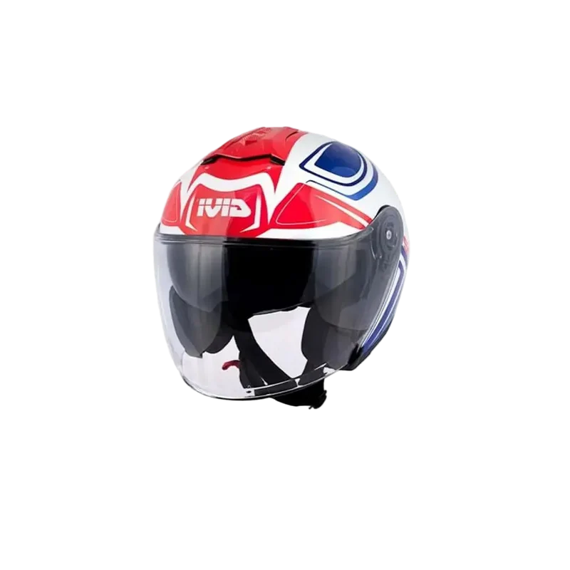 GIVI X.22 PLANET JET URBAN CASCHI DI MOTO BIANCO BLU ROSSO