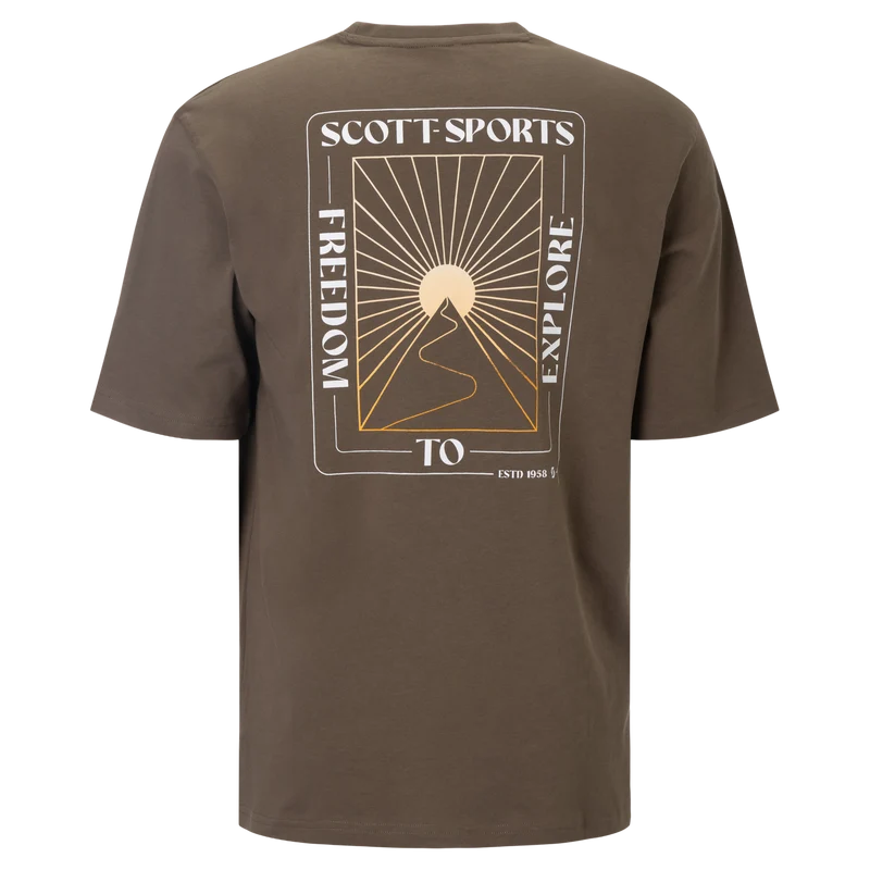 T-Shirt Scott Graphic - Marrone