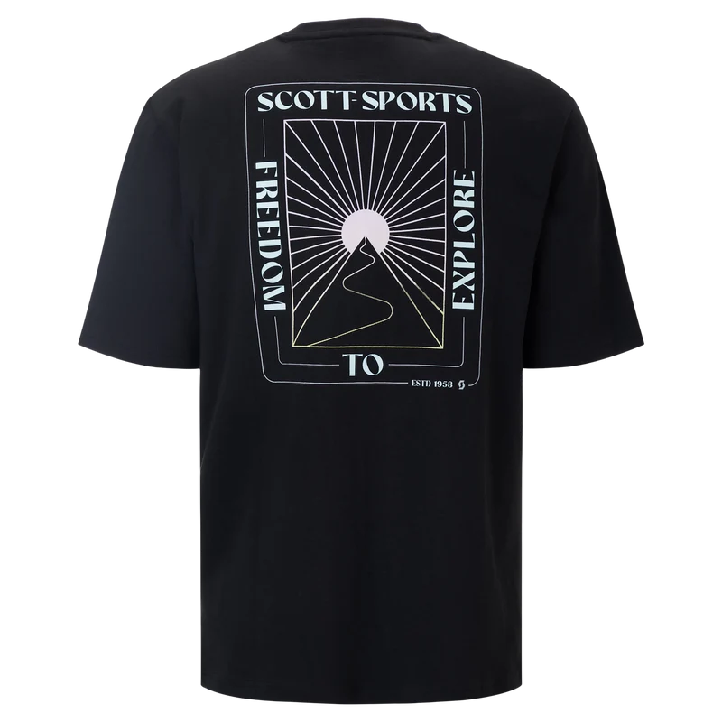 T-Shirt Scott Graphic - Nero