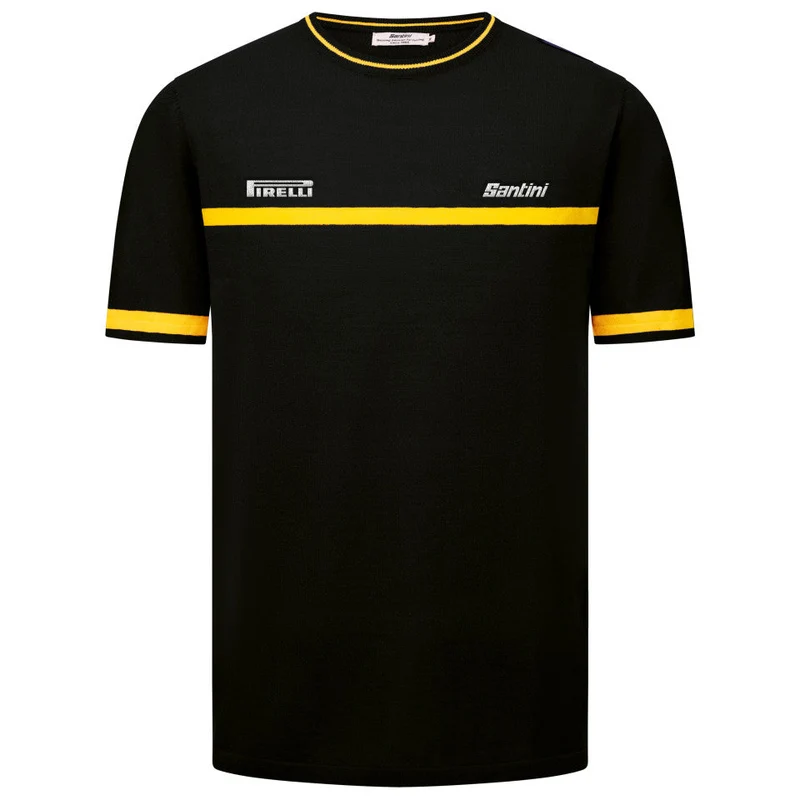 T-Shirt Santini x PIRELLI Sport Club - Nero