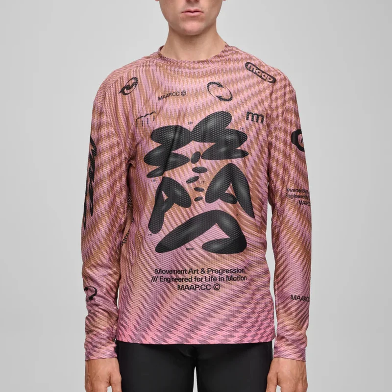 Maglia maniche lunghe Maap Spectrum Air - Rosa