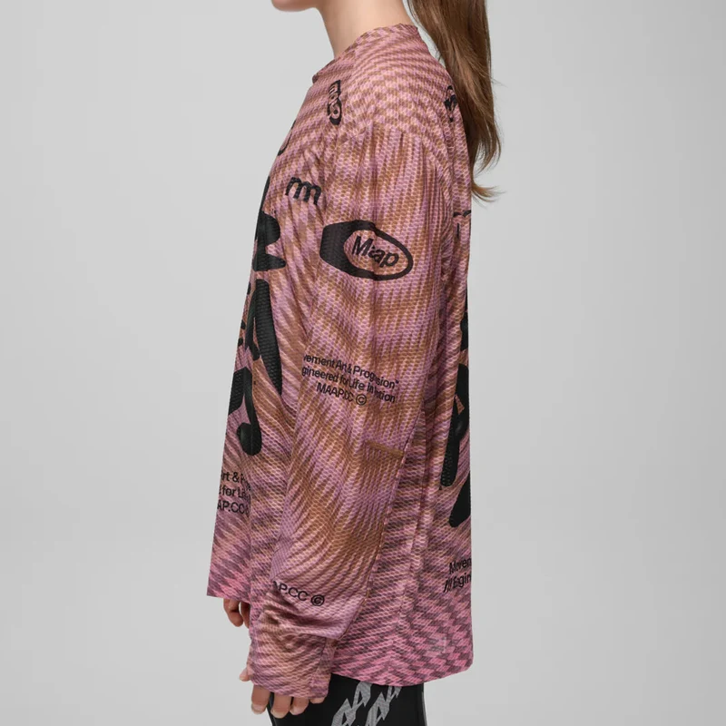 Maglia maniche lunghe Maap Spectrum Air - Rosa