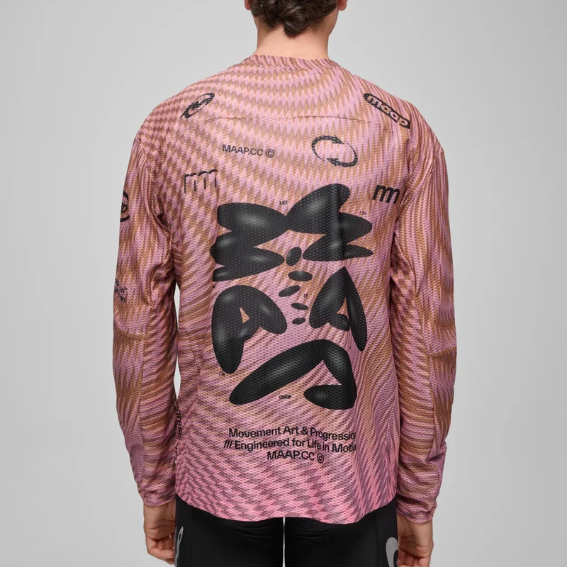 Maglia maniche lunghe Maap Spectrum Air - Rosa
