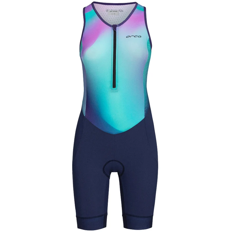 Body donna senza maniche Orca Athlex Race Suit V2 - Blu