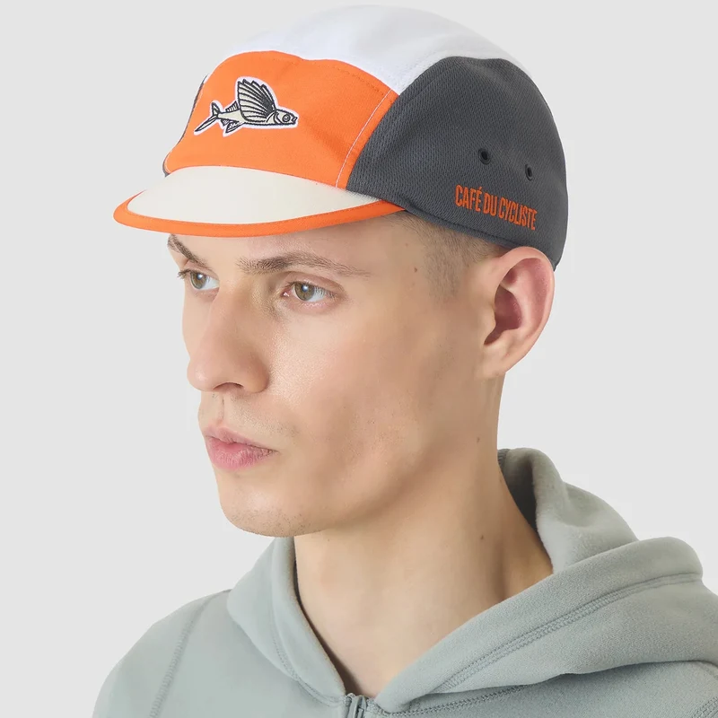 Cappellino Cafe du Cycliste Gravel - Arancio