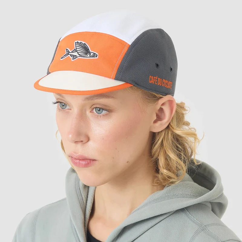 Cappellino Cafe du Cycliste Gravel - Arancio