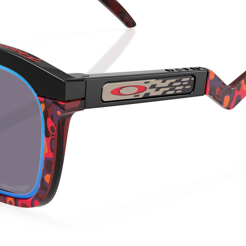 Occhiali Oakley HSTN SQ Troy Lee Designs - Polished Black Prizm Grey