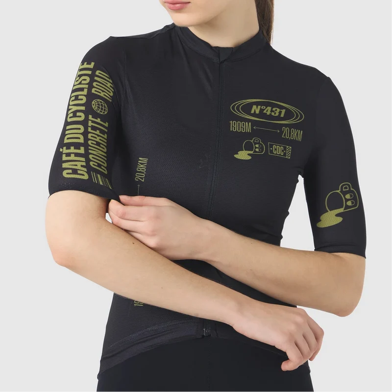 Maglia donna Cafe du Cycliste Ventoux - Nero