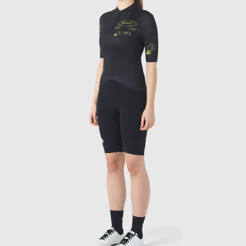 Maglia donna Cafe du Cycliste Ventoux - Nero