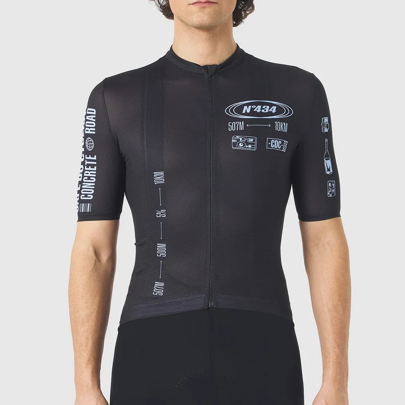 Maglia Cafe du Cycliste Eze - Nero