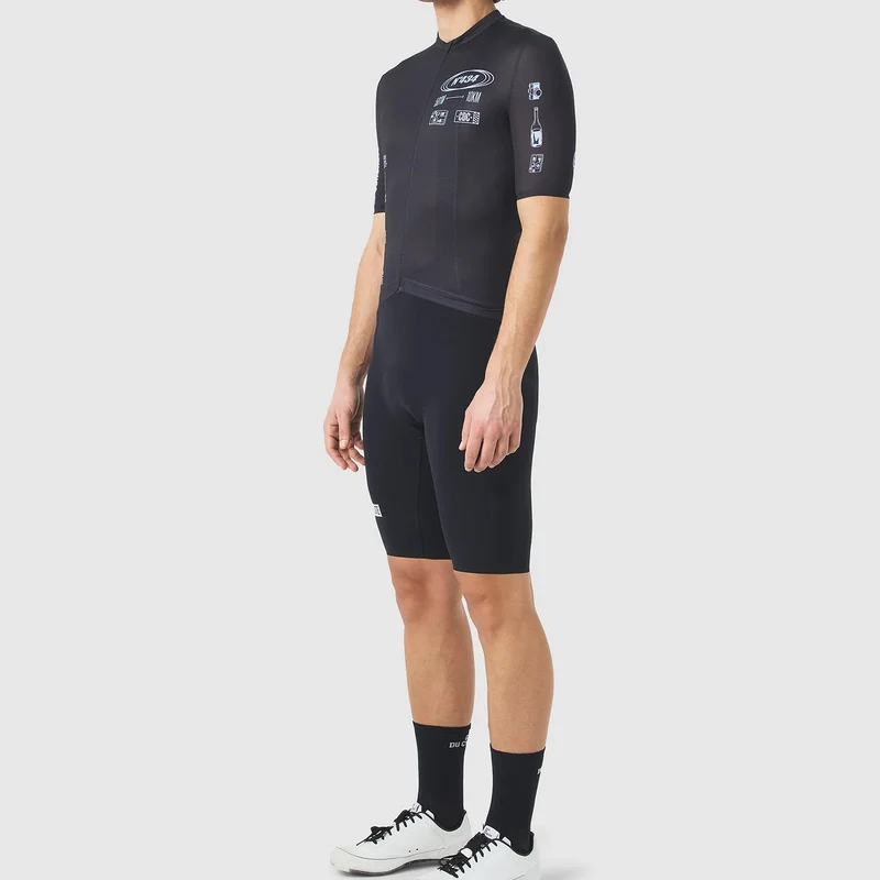 Maglia Cafe du Cycliste Eze - Nero