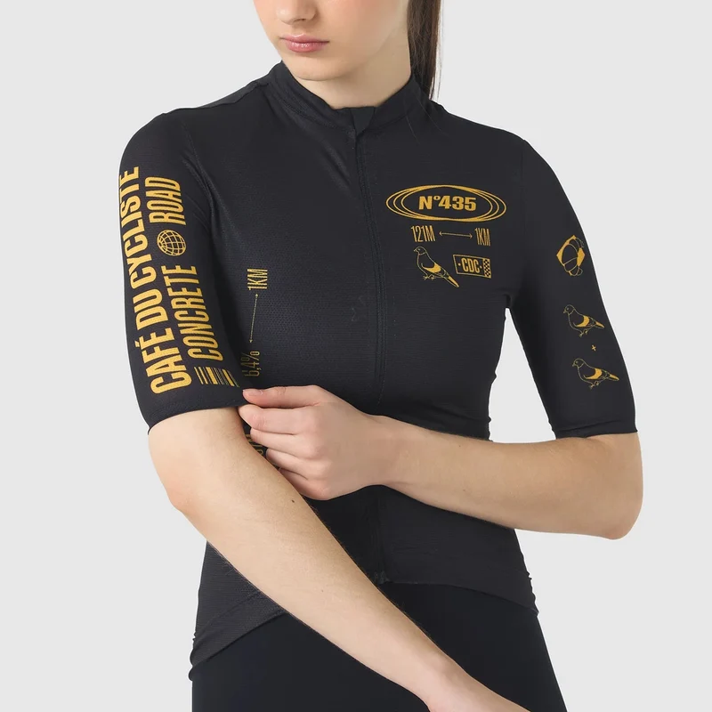 Maglia donna Cafe du Cycliste Paris - Nero