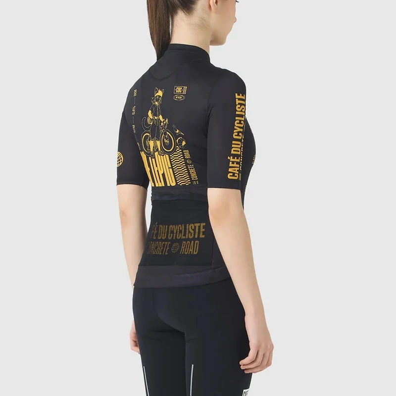 Maglia donna Cafe du Cycliste Paris - Nero
