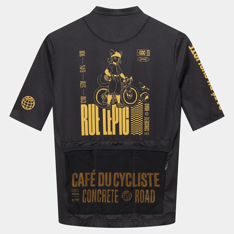 Maglia Cafe du Cycliste Paris - Nero