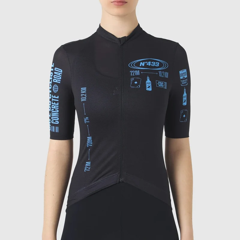 Maglia donna Cafe du Cycliste Sa Calobra - Nero