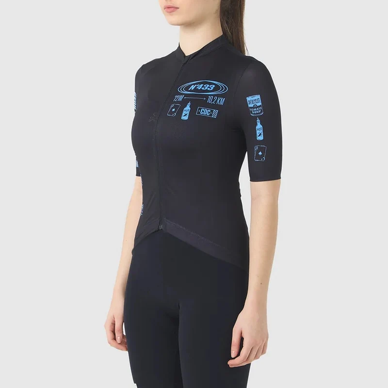 Maglia donna Cafe du Cycliste Sa Calobra - Nero