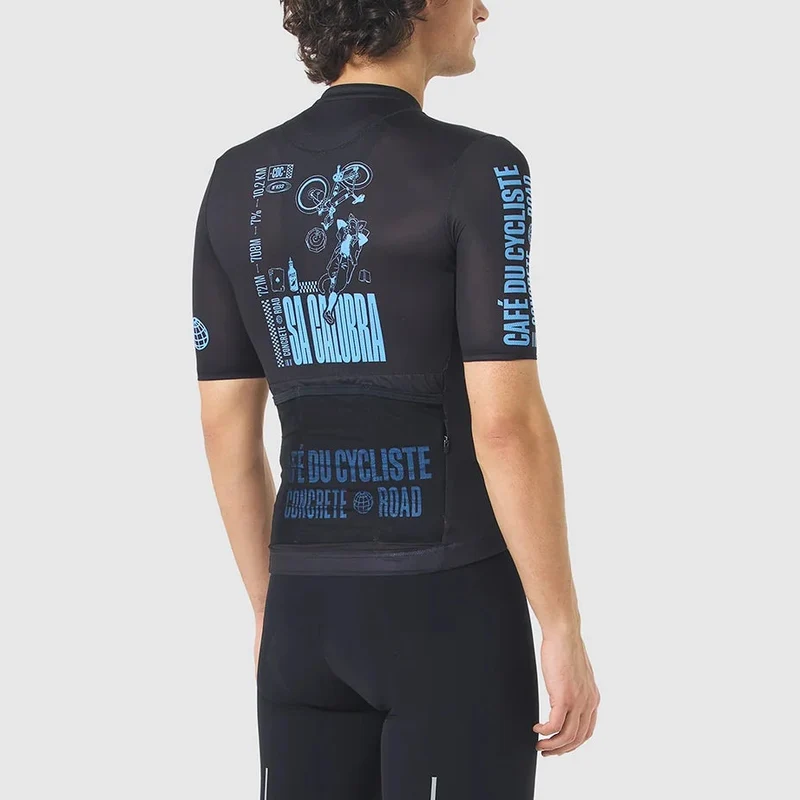 Maglia Cafe du Cycliste Sa Calobra - Nero