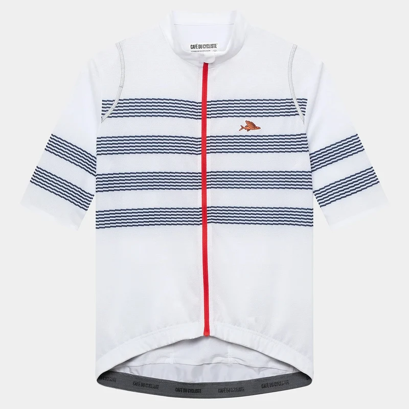 Maglia Cafe du Cycliste Mona 2 - Bianco