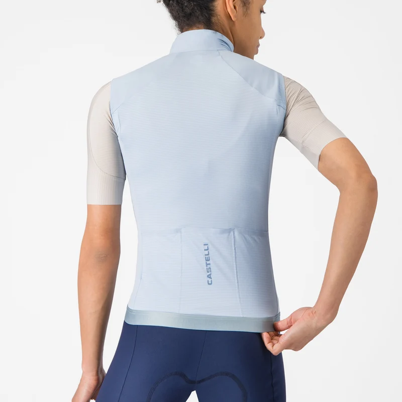 Gilet donna Castelli Espresso 2 - Azzurro