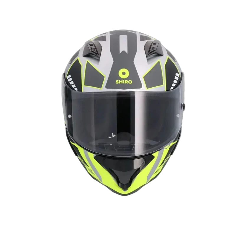 SHIRO HUNTER SH-890 EDGE CASCHI DI MOTO ARGENTO OPACO