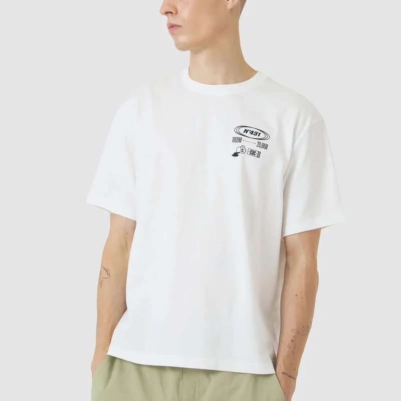 T-Shirt Cafe du Cycliste Col Ventoux - Bianco