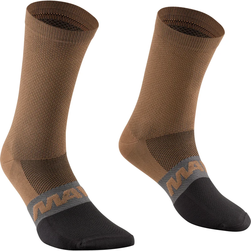 Calze Mavic Essential Mid - Marrone