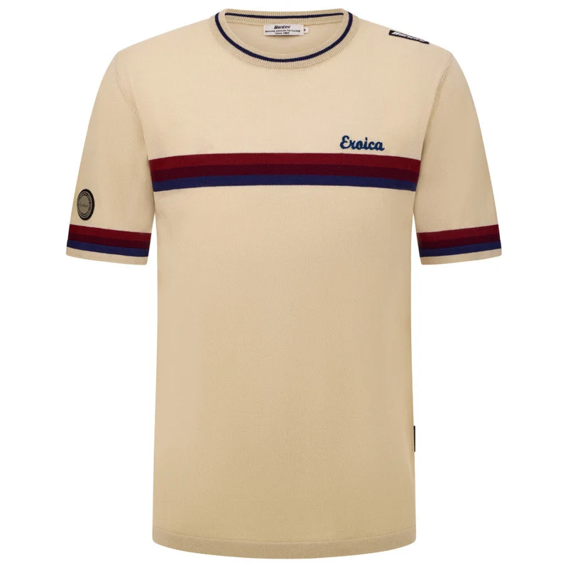 T-Shirt Santini Eroica Timo - Beige