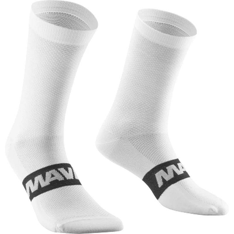 Calze Mavic Essential Mid - Bianco