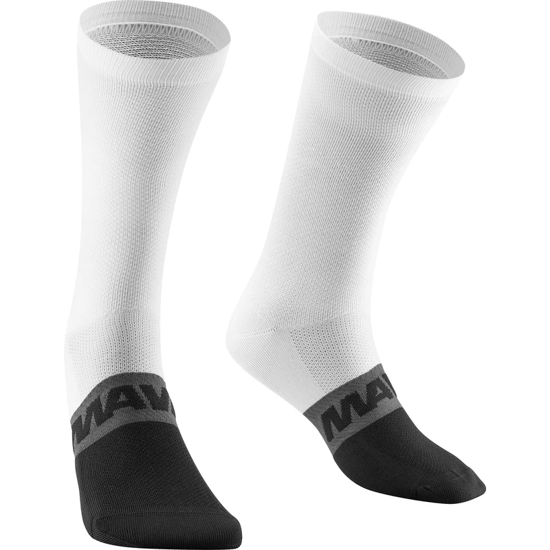 Calze Mavic Essential High - Bianco nero