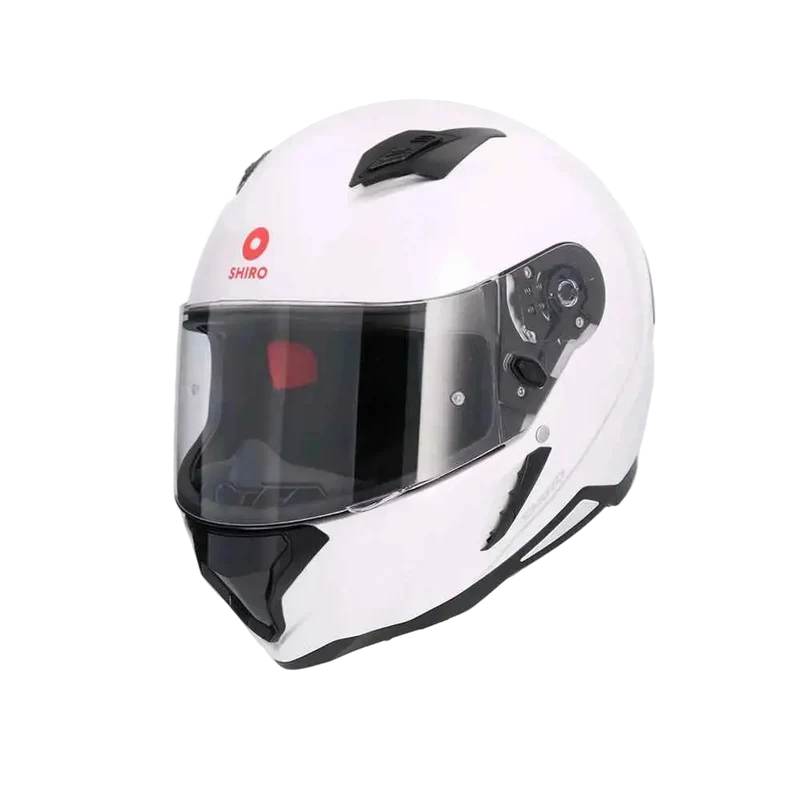 SHIRO HUNTER SH-890 EDGE INTEGRALI CASCHI DI MOTO BLANCO PERLA