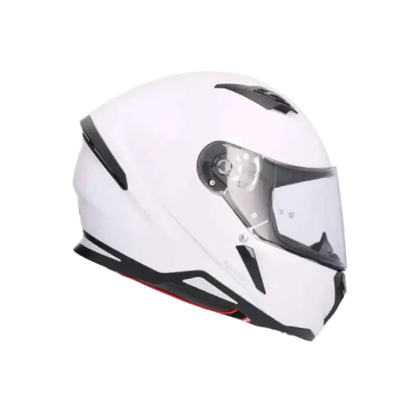 SHIRO HUNTER SH-890 EDGE INTEGRALI CASCHI DI MOTO BLANCO PERLA