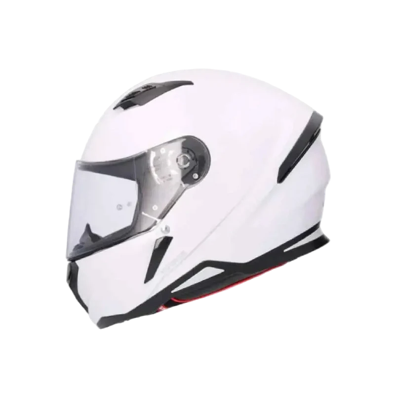 SHIRO HUNTER SH-890 EDGE INTEGRALI CASCHI DI MOTO BLANCO PERLA