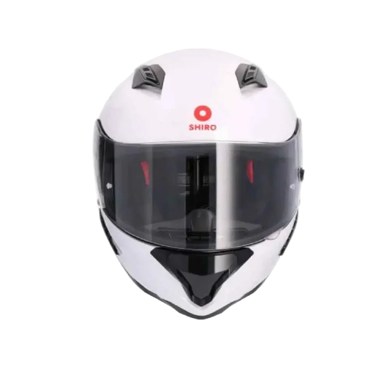 SHIRO HUNTER SH-890 EDGE INTEGRALI CASCHI DI MOTO BLANCO PERLA