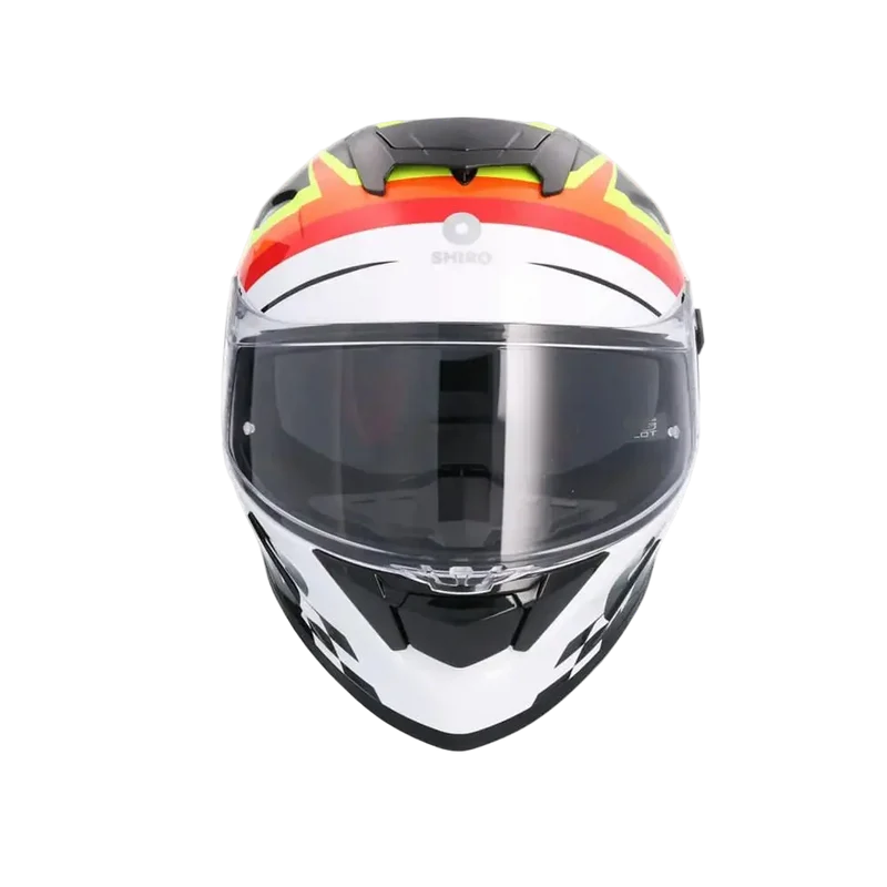 SHIRO RAPTOR PEGASUS INTEGRALI CASCHI DI MOTO BIANCO NERO GIALLO ROSSO
