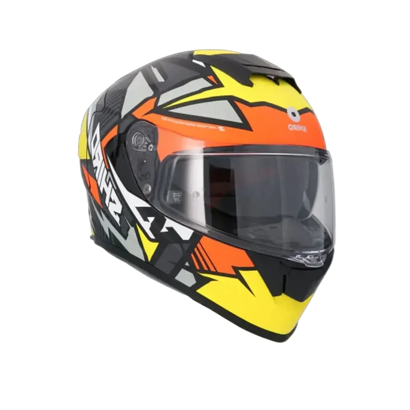 SHIRO RAPTOR CHASE CASCHI DI MOTO GIALLO ROSSO OPACO