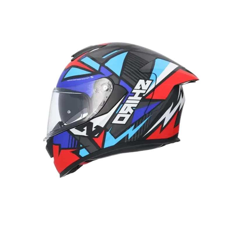 SHIRO RAPTOR CHASE CASCHI DI MOTO ROSSO BLU OPACO
