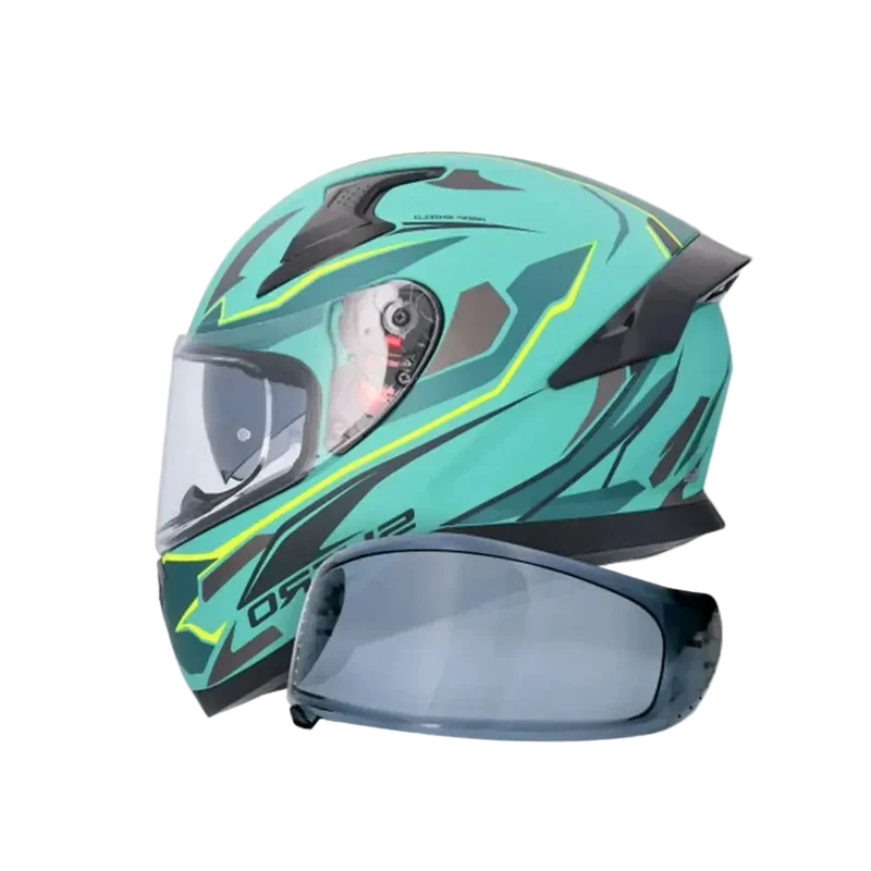 SHIRO KATANA SHARP INTEGRALI CASCHI DI MOTO OPACO VERDE