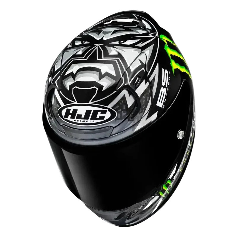 HJC RPHA 12 QUARTARARO REPLICA BL MC5 INTEGRALE CASCHI DI MOTO NERO