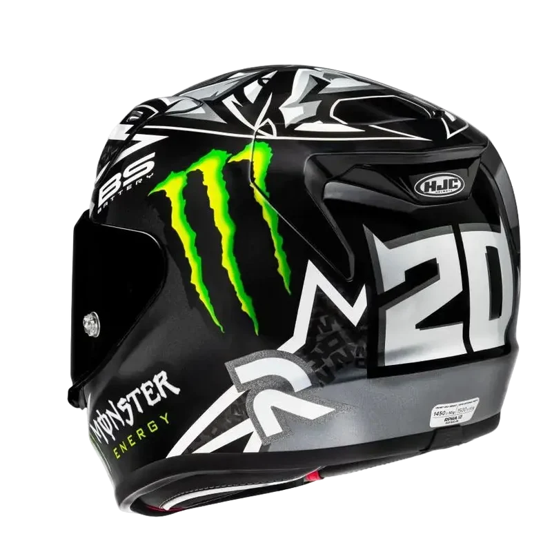 HJC RPHA 12 QUARTARARO REPLICA BL MC5 INTEGRALE CASCHI DI MOTO NERO
